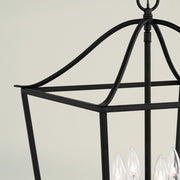 Capital Lighting 550641BI Grady Four Light Foyer Pendant, Black Iron Alternate Image 2.jpg