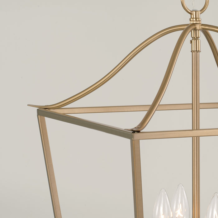 Capital Lighting 550641MA Grady Four Light Foyer Pendant, Matte Brass Alternate Image 2.jpg