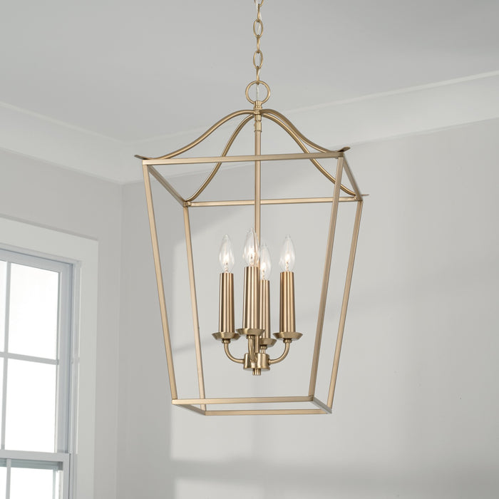 Capital Lighting 550641MA Grady Four Light Foyer Pendant, Matte Brass Alternate Image 3.jpg