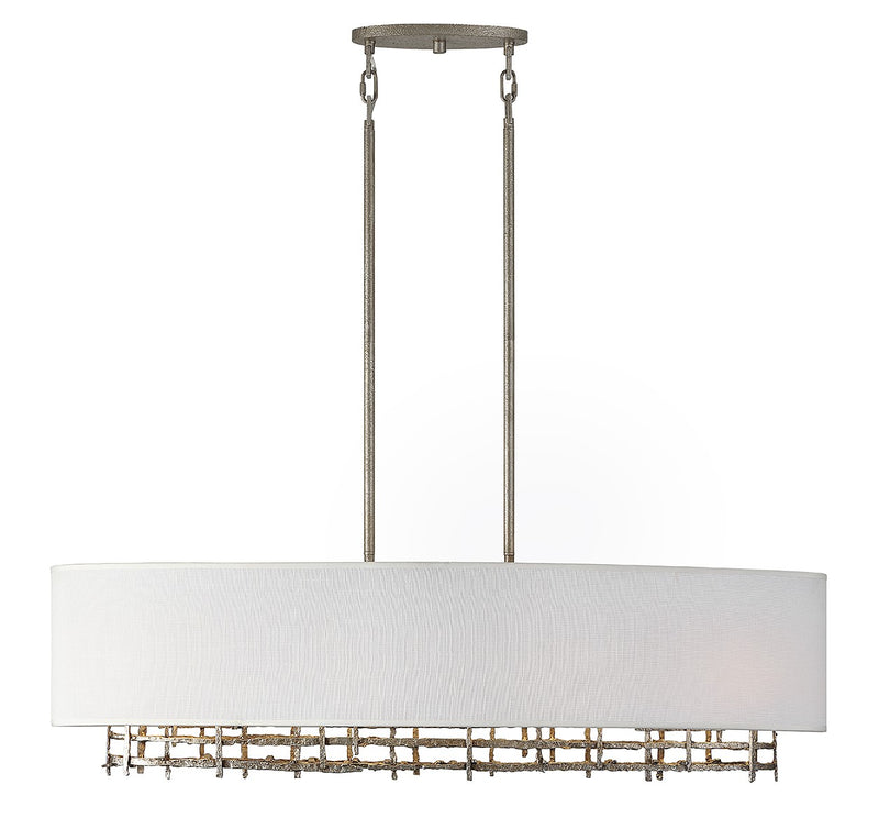 Savoy House 1-1065-4-10 Four Light Linear Chandelier, Campagne Luxe (3)