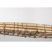 Savoy House 1-1065-4-10 Four Light Linear Chandelier, Campagne Luxe (4)