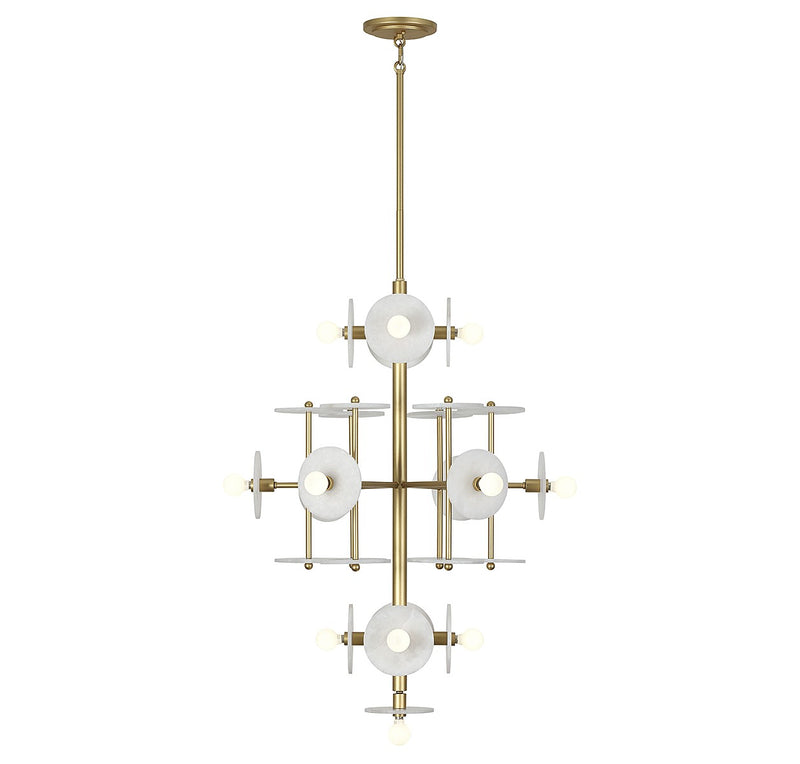 Savoy House 1-1592-15-38 15 Light Chandelier, Royal Gold (3)
