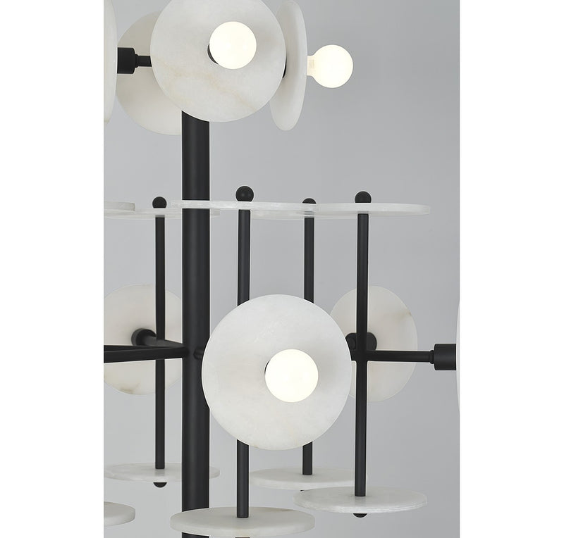 Savoy House 1-1592-15-50 15 Light Chandelier, Black Cashmere (4)