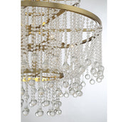 Savoy House 1-1868-15-322 15 Light Chandelier, Warm Brass (5)