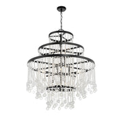 Savoy House 1-1868-15-89 15 Light Chandelier, Matte Black (4)