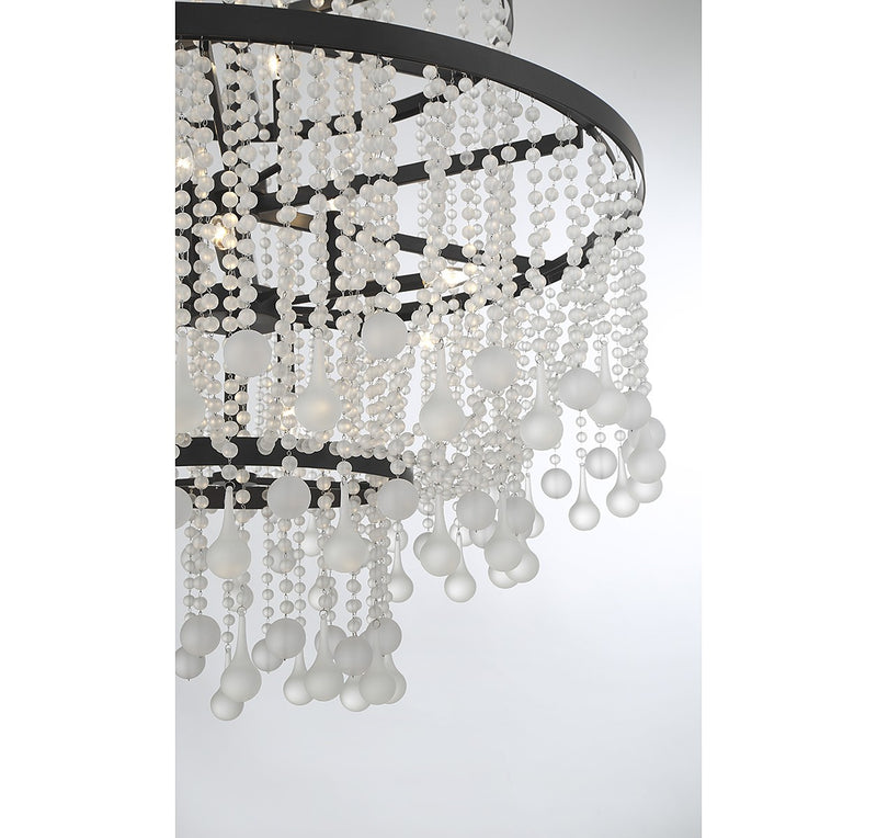 Savoy House 1-1868-15-89 15 Light Chandelier, Matte Black (5)