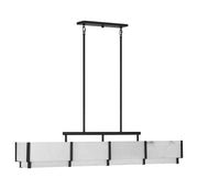Savoy House 1-2332-8-50 Eight Light Linear Chandelier, Black Cashmere (2)