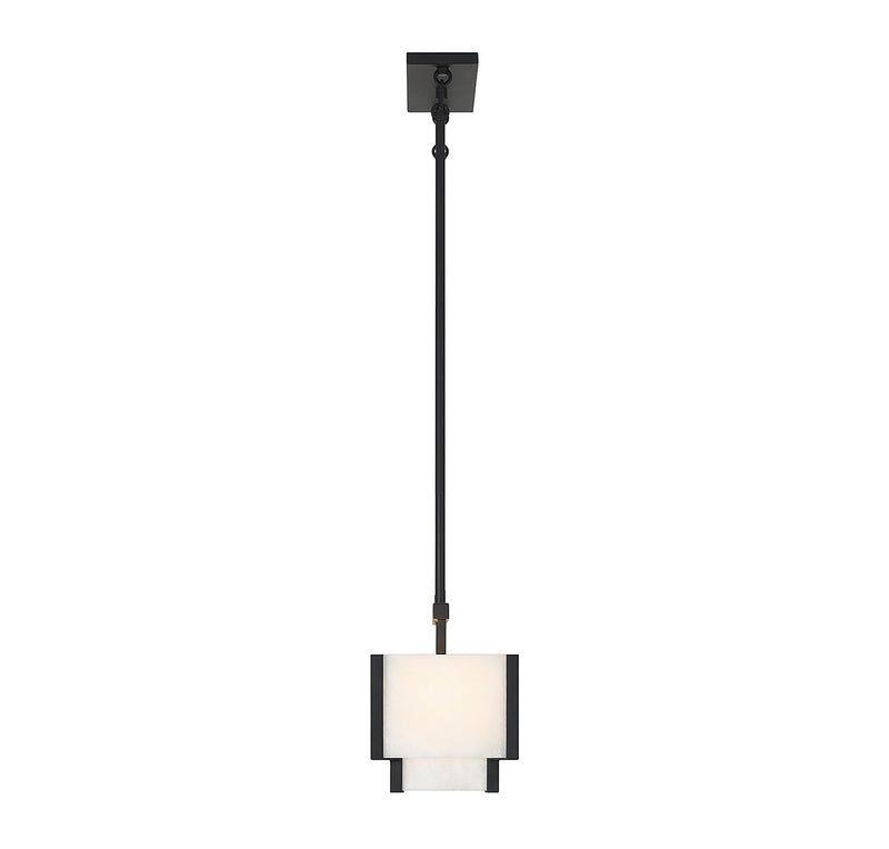 Savoy House 1-2332-8-50 Eight Light Linear Chandelier, Black Cashmere (5)