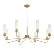 Savoy House 1-8860-8-322 Eight Light Chandelier, Warm Brass (4)