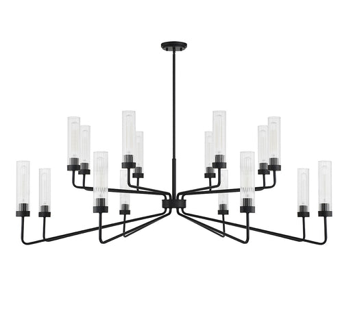 Savoy House 1-8862-16-89 16 Light Chandelier, Matte Black (2)