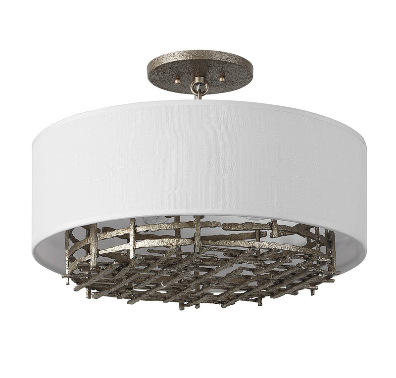 Savoy House 6-1067-4-10 Four Light Convertible Semi-Flush or Pendant, Campagne Luxe (2)