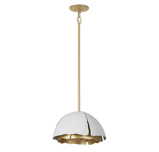 Savoy House 7-1398-3-14 Three Light Pendant, Cavalier Gold w/Royal White (2)