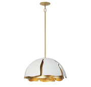 Savoy House 7-1399-5-14 Five Light Pendant, Cavalier Gold w/Royal White (4)
