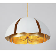 Savoy House 7-1399-5-14 Five Light Pendant, Cavalier Gold w/Royal White (5)