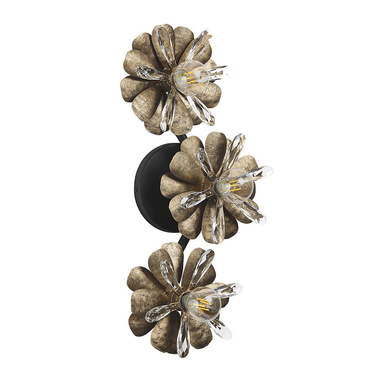 Savoy House 9-1964-3-18 Three Light Wall Sconce, Delphine (2)