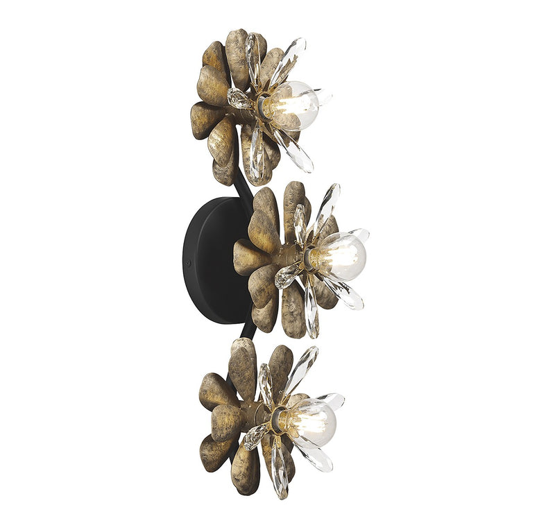 Savoy House 9-1964-3-18 Three Light Wall Sconce, Delphine (4)