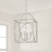 Capital Lighting AA1031SR Four Light Foyer Pendant, Sand Dollar (4)