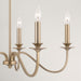Capital Lighting AA1023MA Five Light Chandelier, Matte Brass (3)