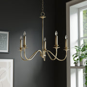 Capital Lighting AA1023MA Five Light Chandelier, Matte Brass (6)