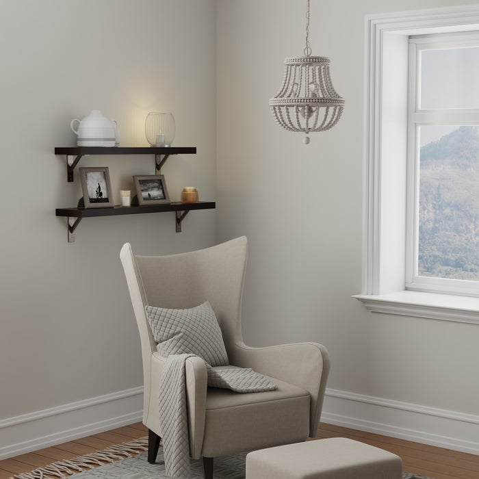 Capital Lighting AA1022SR Three Light Chandelier, Sand Dollar (3)