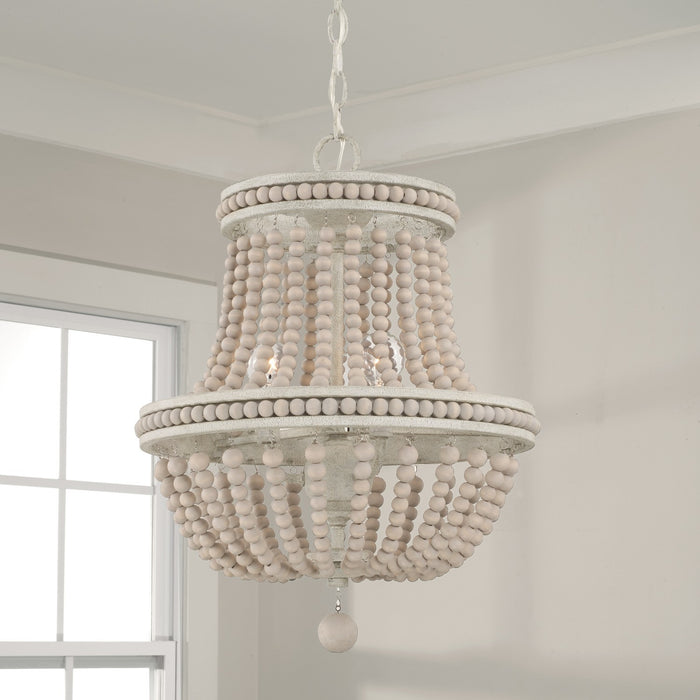 Capital Lighting AA1022SR Three Light Chandelier, Sand Dollar (4)