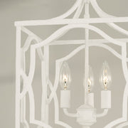 Capital Lighting AA1019XW Three Light Foyer Pendant, Textured White (3)