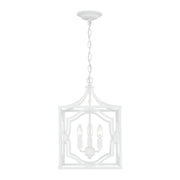 Capital Lighting AA1019XW Three Light Foyer Pendant, Textured White (6)