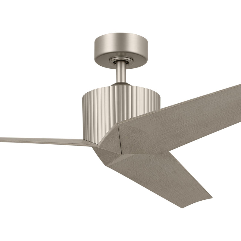 Kichler 330130NI 56"Ceiling Fan, Brushed Nickel (3)
