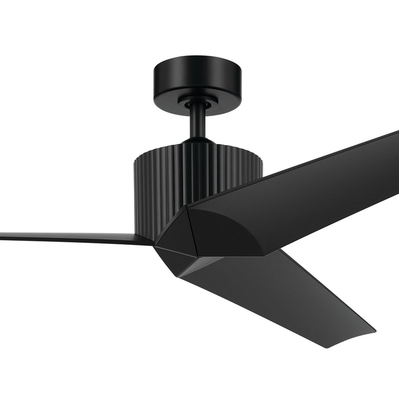 Kichler 330130SBK 56"Ceiling Fan, Satin Black (2)