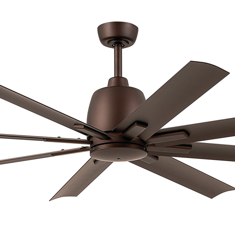 Kichler 310265SNB 65"Ceiling Fan, Satin Natural Bronze (3)