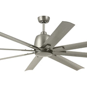 Kichler 310275NI 75"Ceiling Fan, Brushed Nickel (3)