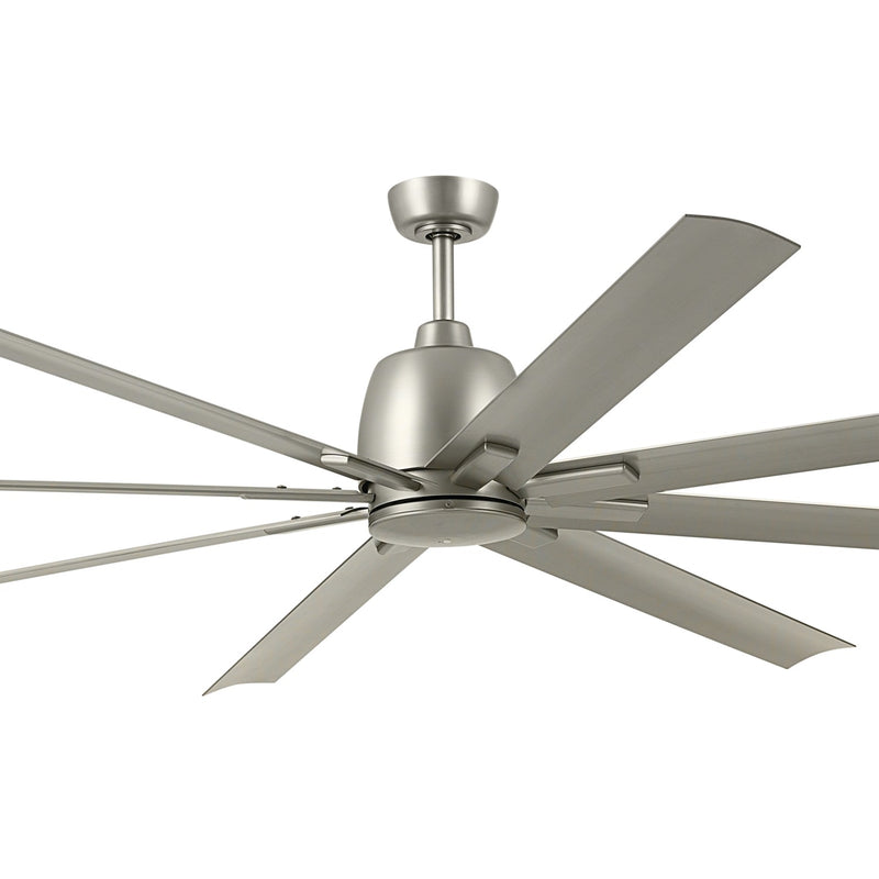 Kichler 310285NI 84"Ceiling Fan, Brushed Nickel (3)