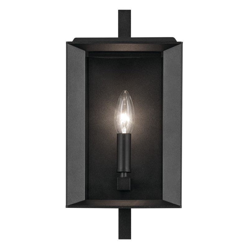 Kichler 59131BKT One Light Outdoor Wall Mount, Textured Black (2)