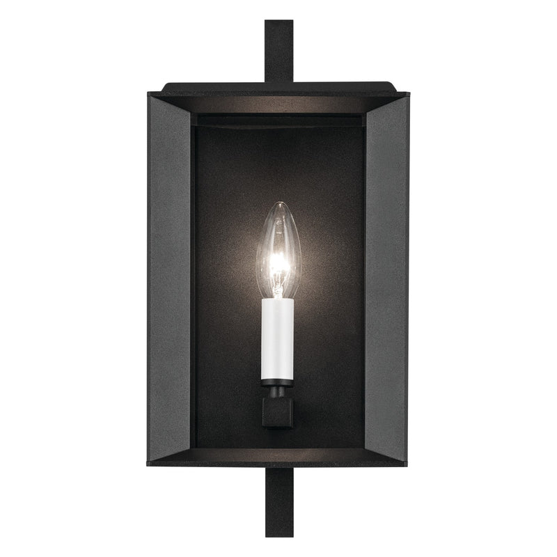 Kichler 59131BKT One Light Outdoor Wall Mount, Textured Black (3)