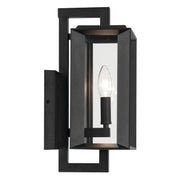 Kichler 59131BKT One Light Outdoor Wall Mount, Textured Black (4)