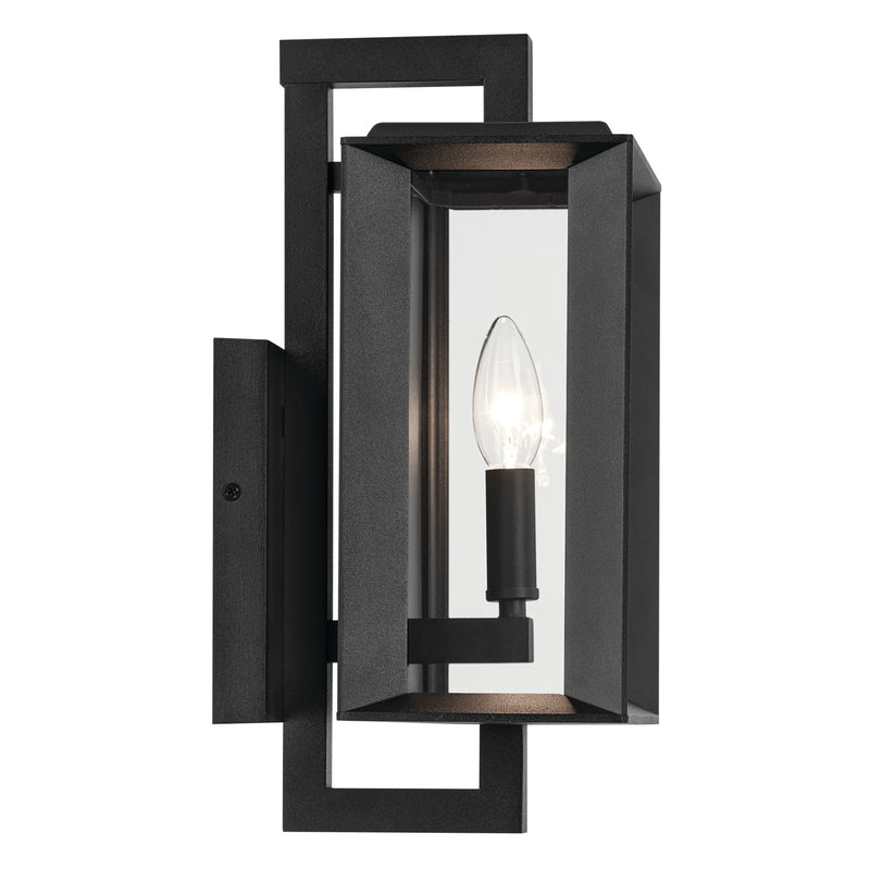Kichler 59131BKT One Light Outdoor Wall Mount, Textured Black (4)