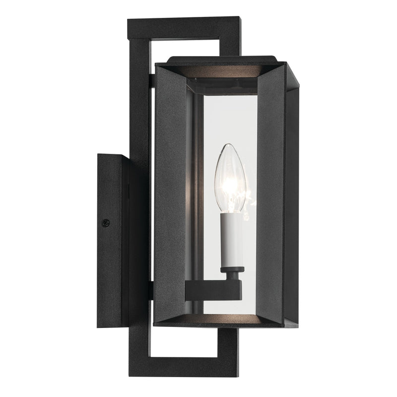 Kichler 59131BKT One Light Outdoor Wall Mount, Textured Black (5)