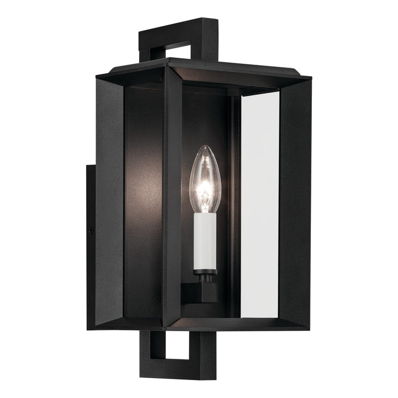 Kichler 59131BKT One Light Outdoor Wall Mount, Textured Black (6)