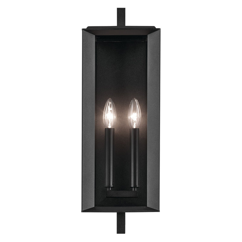 Kichler 59132BKT Two Light Outdoor Wall Mount, Textured Black (2)