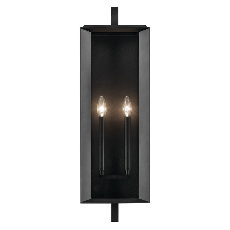 Kichler 59134BKT Two Light Outdoor Wall Mount, Textured Black (2)