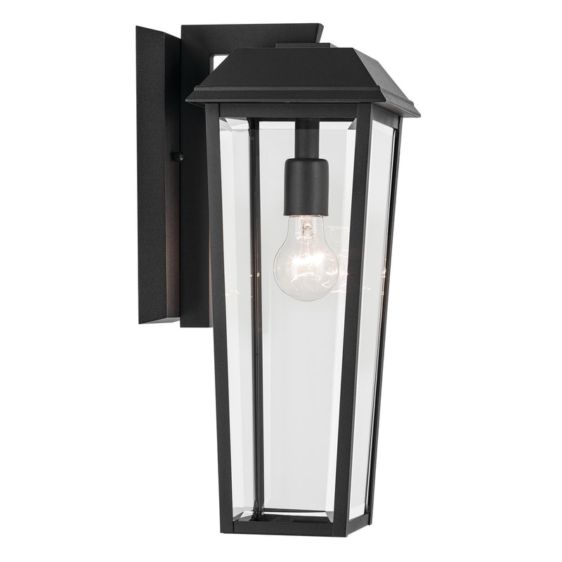 Kichler 59119BKT One Light Outdoor Wall Mount, Textured Black (3)