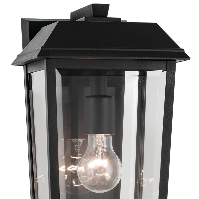 Kichler 59119BKT One Light Outdoor Wall Mount, Textured Black (4)