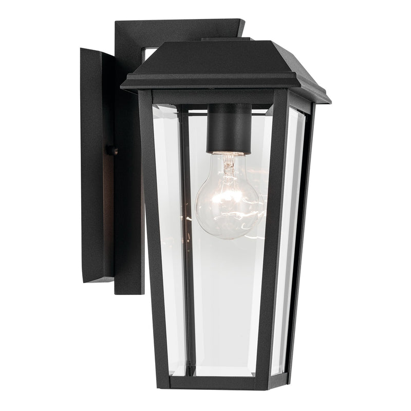 Kichler 59118BKT One Light Outdoor Wall Mount, Textured Black (3)