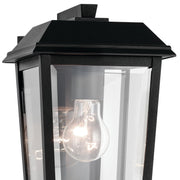 Kichler 59118BKT One Light Outdoor Wall Mount, Textured Black (4)