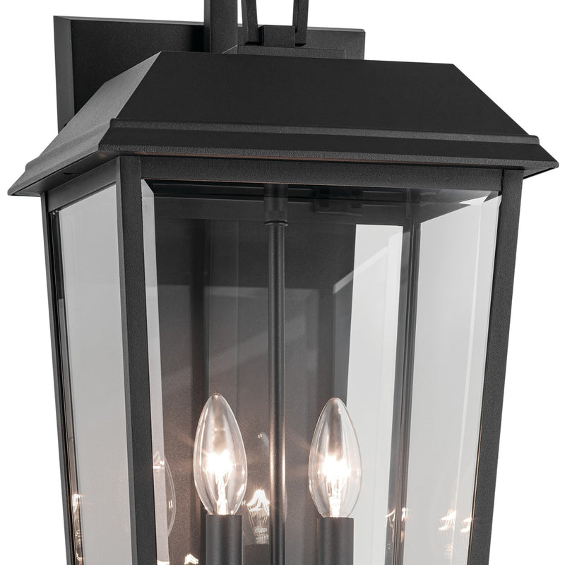 Kichler 59120BKT Two Light Outdoor Wall Mount, Textured Black (4)