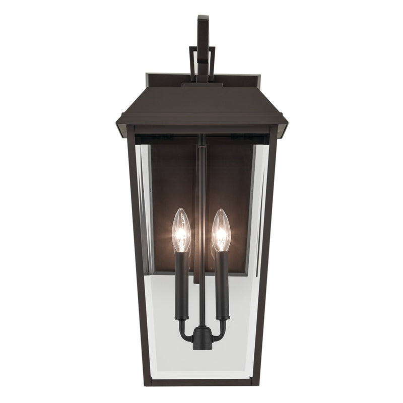 Kichler 59120OZ Two Light Outdoor Wall Mount, Olde Bronze (2)