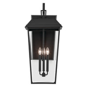 Kichler 59121BKT Three Light Outdoor Wall Mount, Textured Black (2)