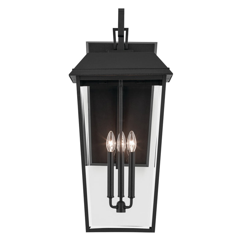 Kichler 59121BKT Three Light Outdoor Wall Mount, Textured Black (2)