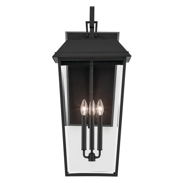 Kichler 59121BKT Mathus Three Light Outdoor Wall Mount, Black Textured Alternate Image.jpg