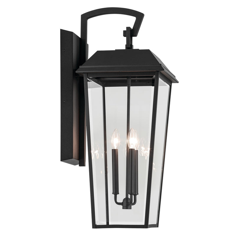 Kichler 59121BKT Three Light Outdoor Wall Mount, Textured Black (3)